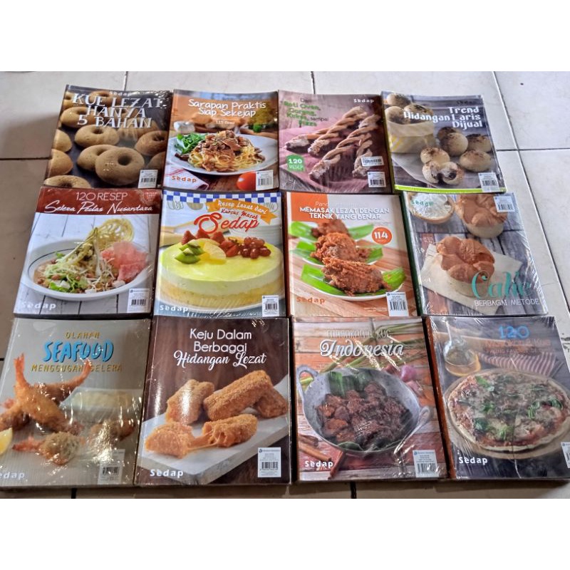 BUKU MASAKAN TEBAL / MASAKAN SEDAP / MASAKAN TRADISIONAL / RESEP MASAKAN MURAH / KITAB 1001 JUS / MU