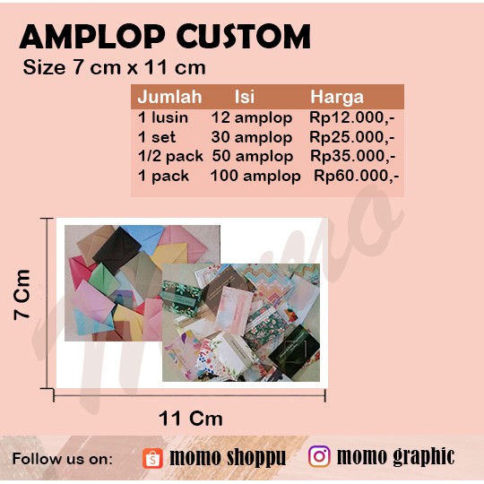 Amplop Custom