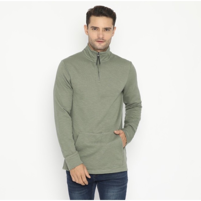 Sweater Mock Neck Old Navy Olive Original