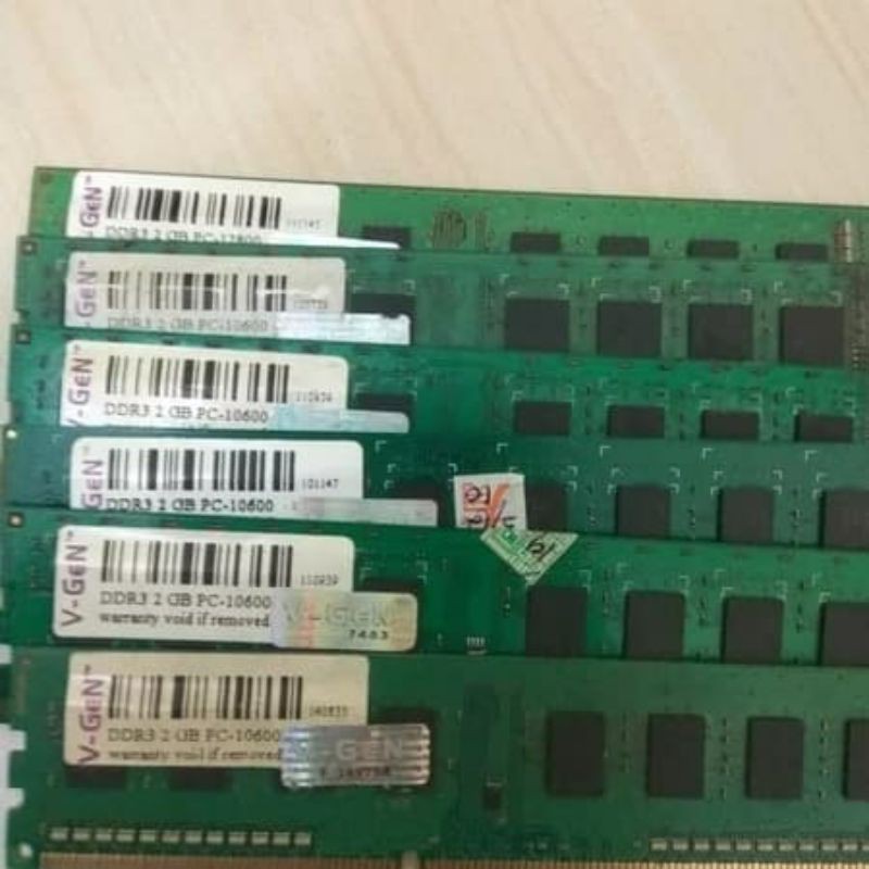 Memory V-Gen RAM V-Gen Komputer PC 2Gb DDr3 pc10600 pc12800 Longdim