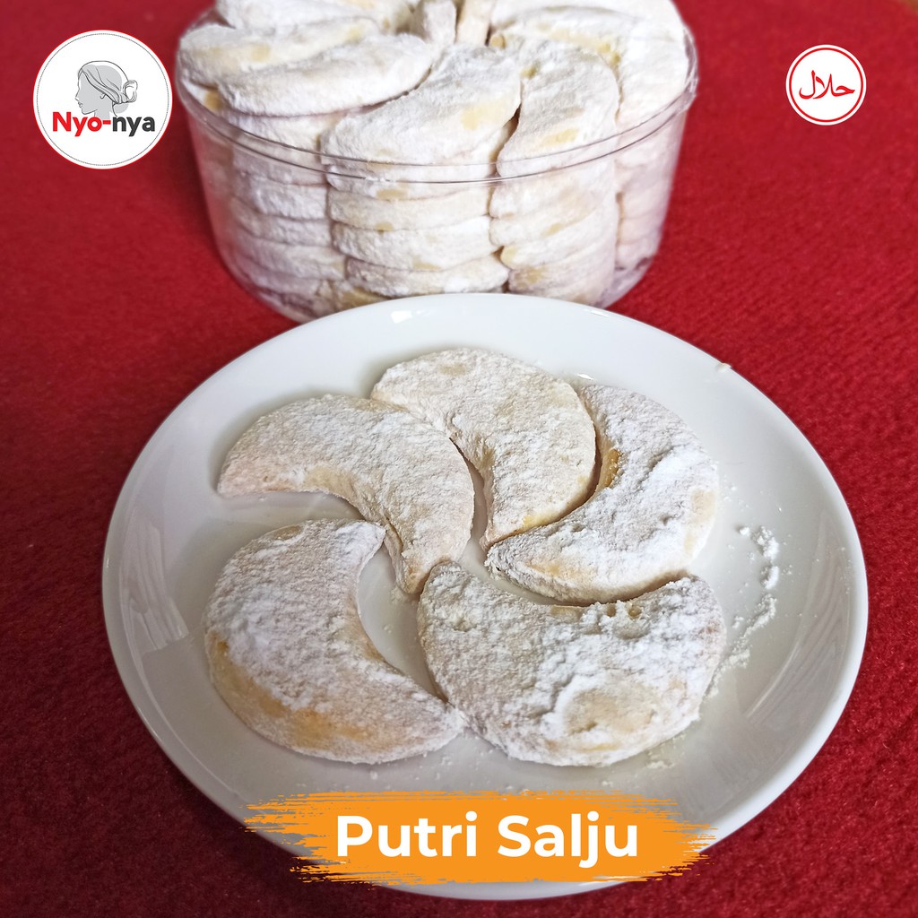 

KUE PUTRI SALJU Spesial Nyo nya nyonya- Home made -Kue Kering - Kue Keju - Kue Coklat