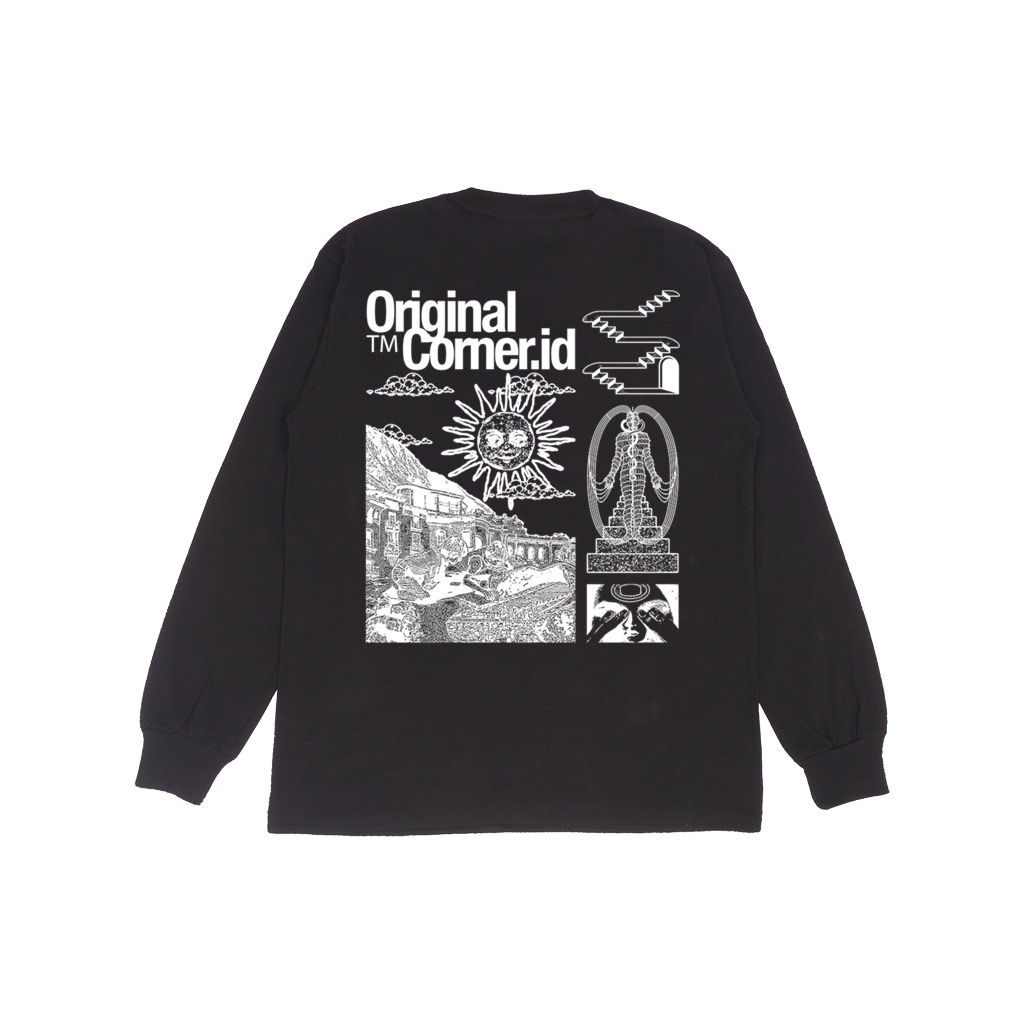 Corner.id Longsleeve Healing Black