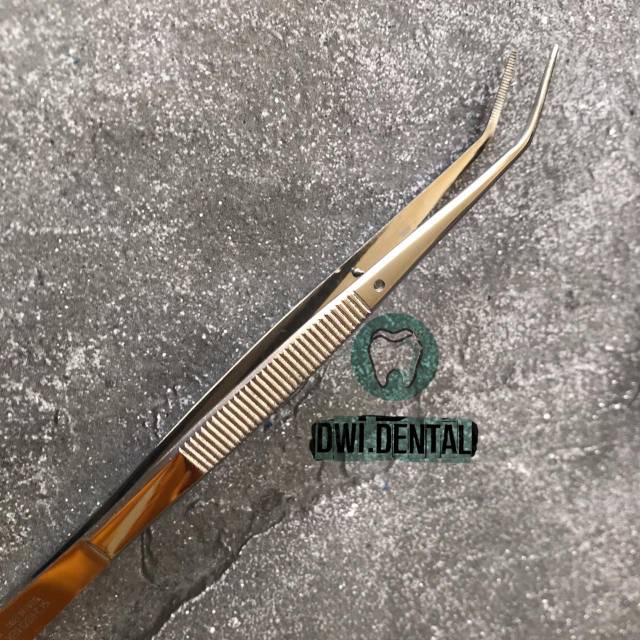 pinset bengkok/ tweezer / locking /soldering