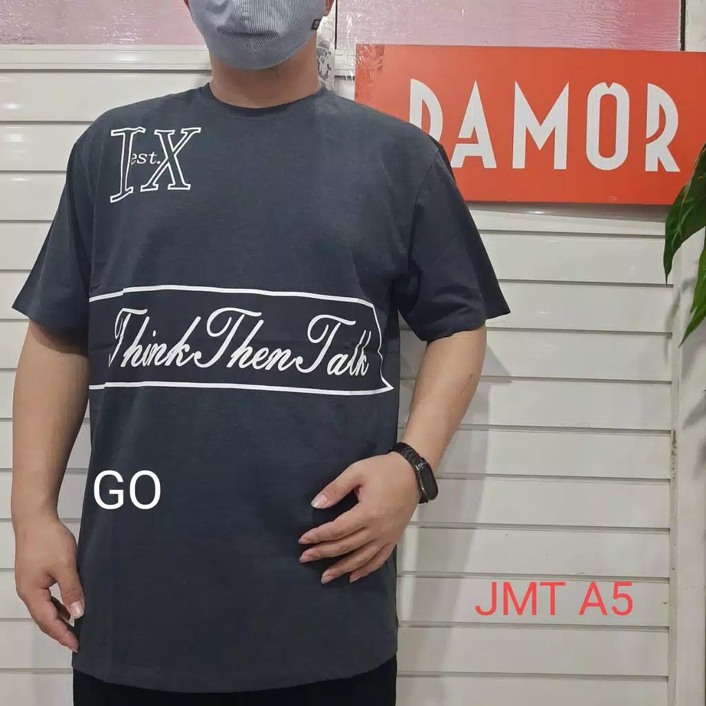 gos B2 DAMOR (CRESSIDA) 3XL Jumbo Extra Size Big Size Misty Kaos Oblong Baju Distro Kaos Dakwah Pria