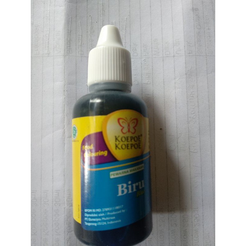 

Pewarna Biru 30 ml Koepoe