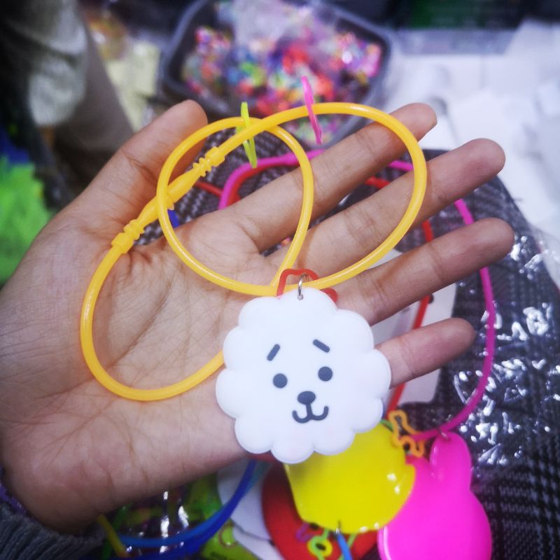 JG - KALUNG BTS KARET BT21 / KALUNG BT21 MURAH LUCU / KALUNG ANAK LUCU