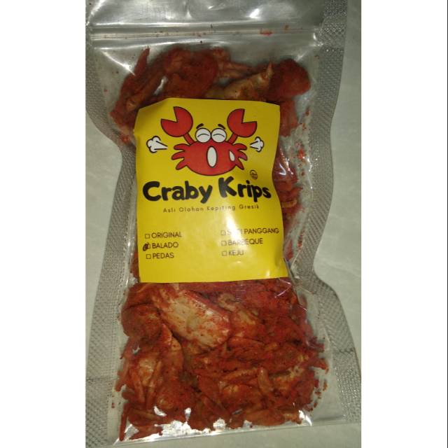 

BABY CRAB CRISPY (craby krips) RASA BALADO 50gr