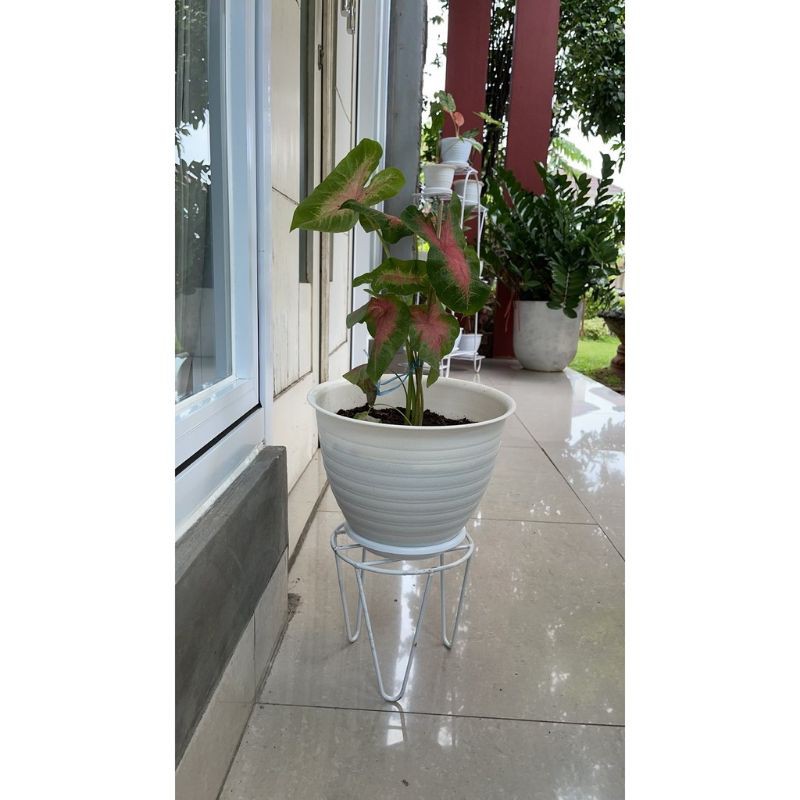 Standing Pot Bunga Besi. Dudukan pot bunga minimalis standing pot dudukan pot