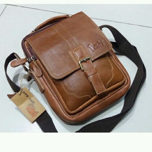 TAS SELEMPANG PRIA ORIGINAL IMPORT LEVIS KULIT SAPI ASLI