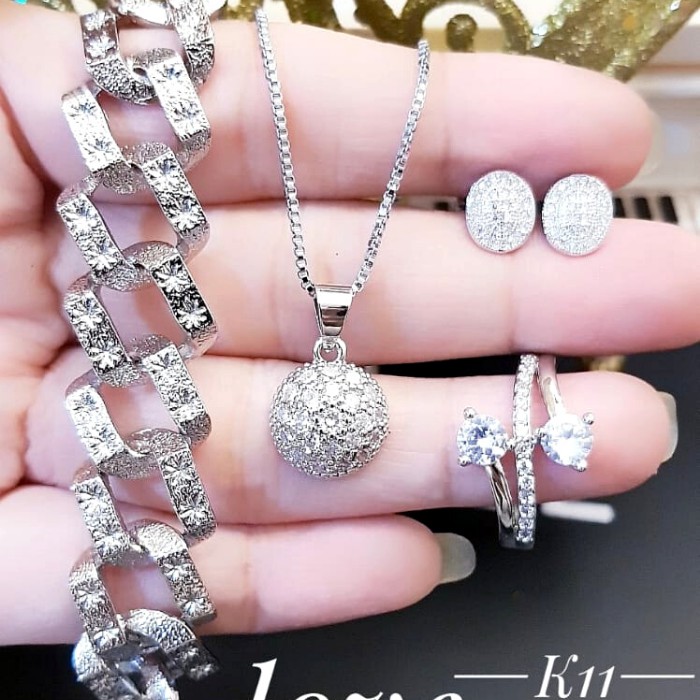 Perhiasan Titanium 1 set X6