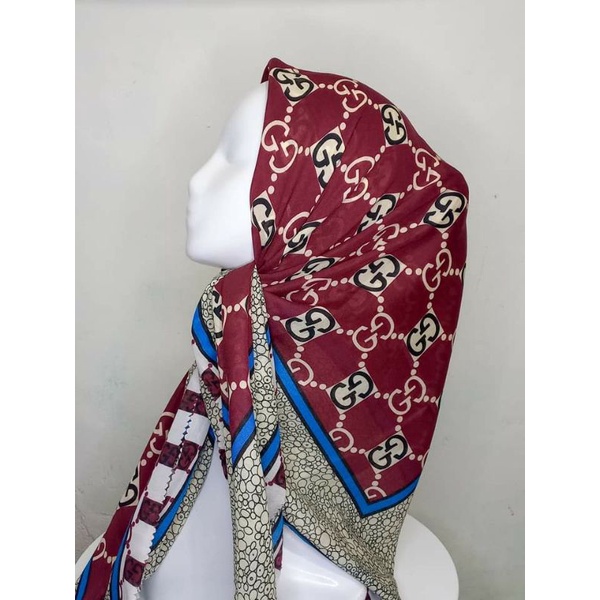 jilbab Denay murah / voal premium / vol motif gucci