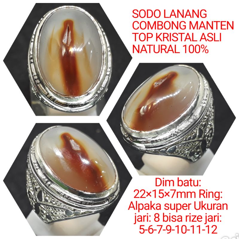 SODOLANANG COMBONG MANTEN TOP KRISTAL NATURAL 100%