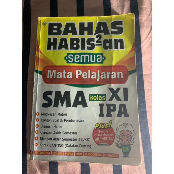 [PRELOVED] Buku Materi SMA IPA kelas 11