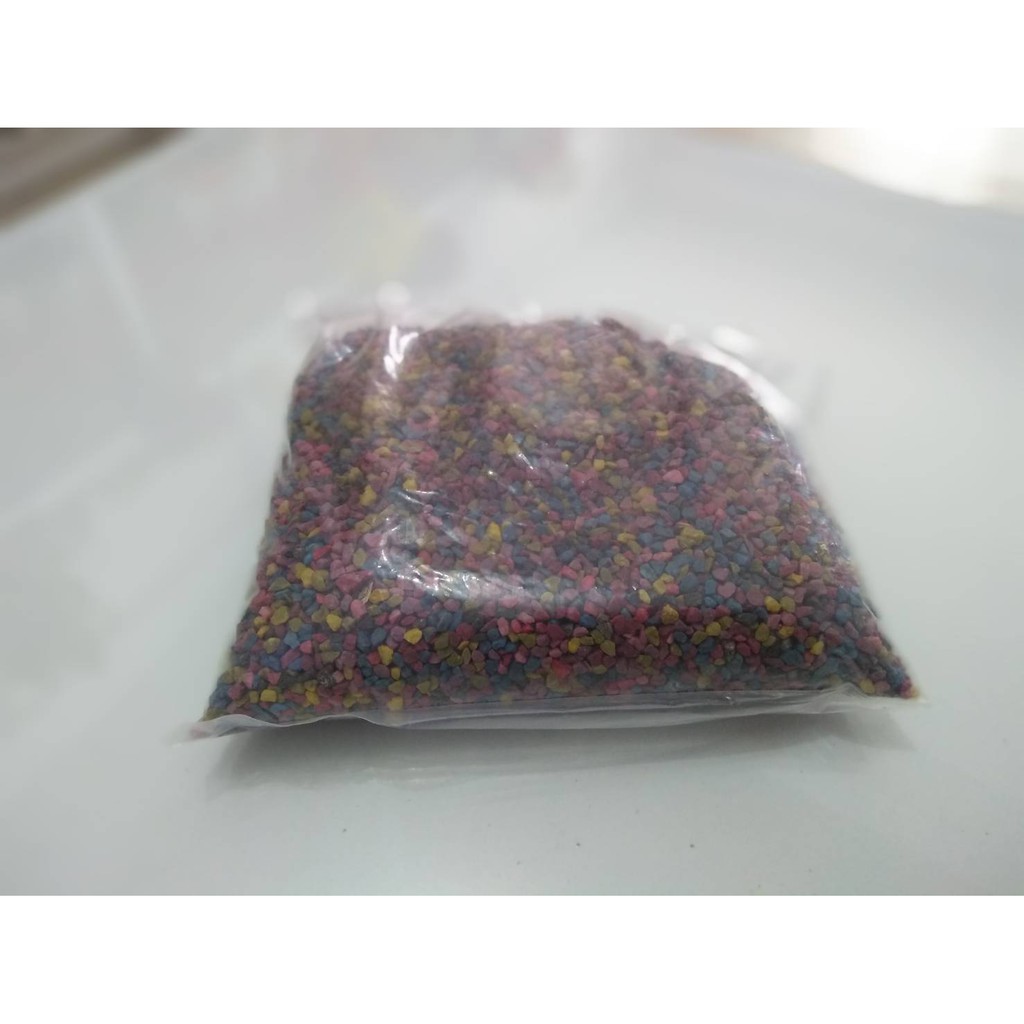 Pasir Batu Warna Warni Hias Bunga Plastik/Pasir Batu Warna Warni dekorasi