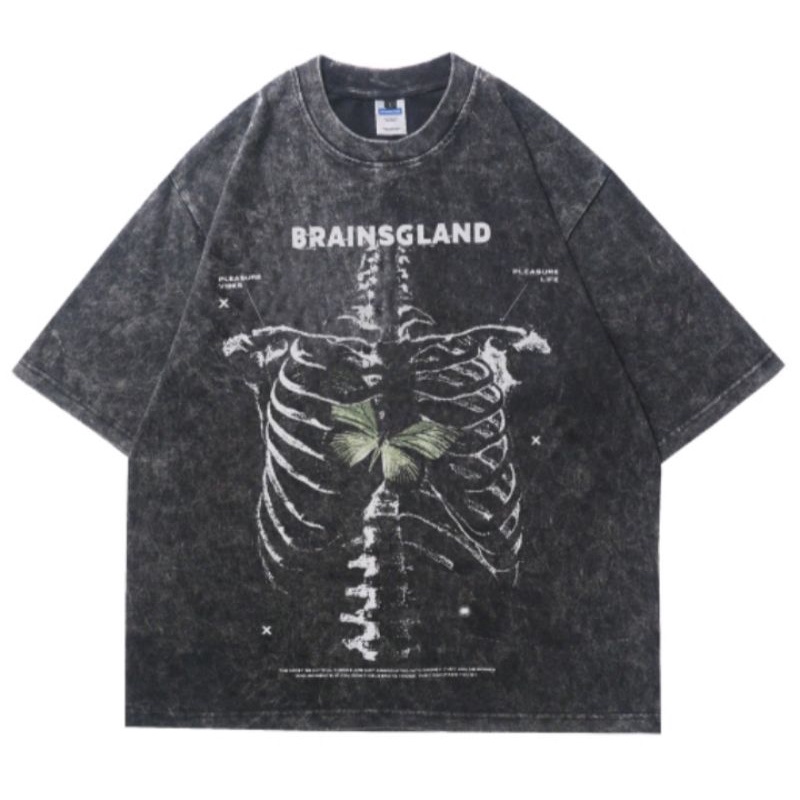 |T-SHIRT|BRAINSGLAND|OVERSIZE|AUTHENTIC|