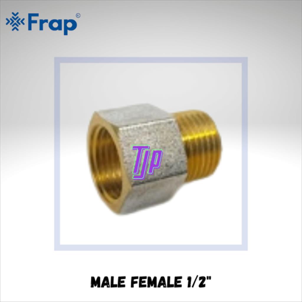 MALE FEMALE SOCKET BRASS 1/2&quot;  FRAP SOCK KRAN 1/2&quot;