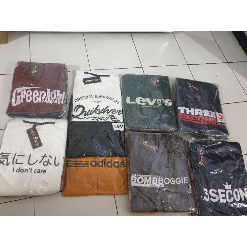 Kaos distro pria ukuran XL