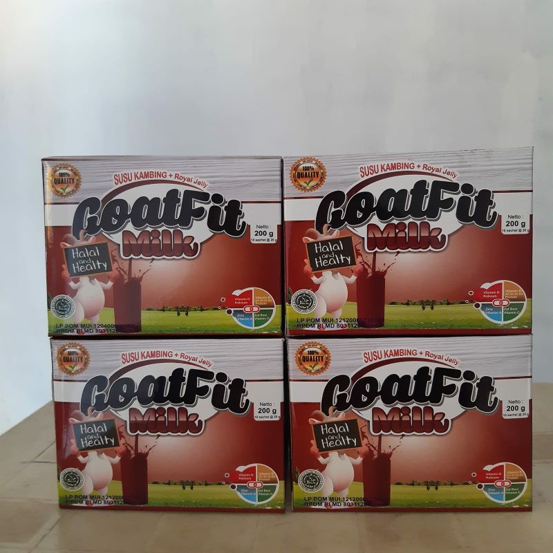 

Susu Kambing Etawa | Goatfit Coklat | 1 Box isi 10 Sachet