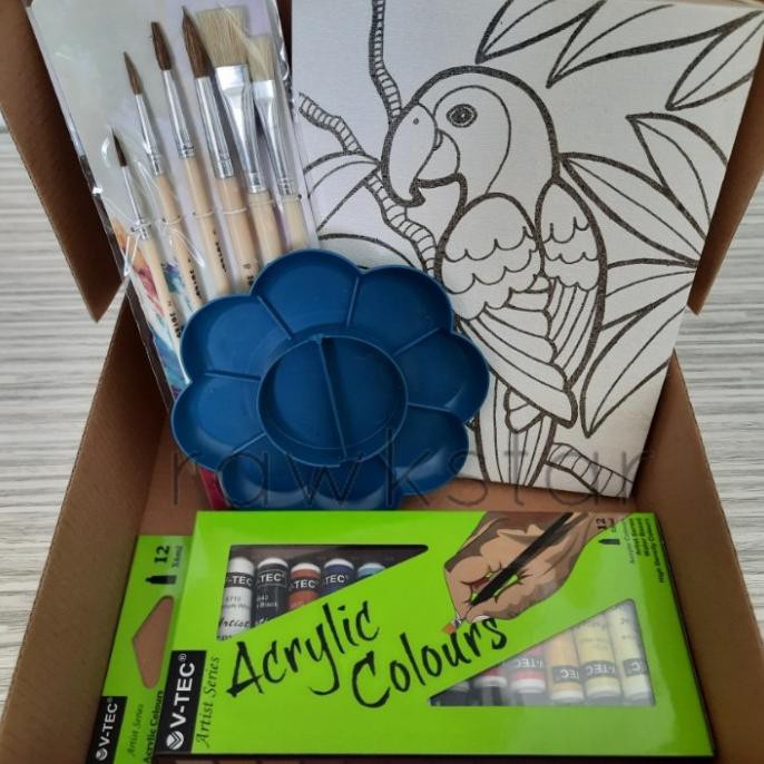 

PERALATAN MELUKIS PAKET C LUKIS KANVAS GAMBAR PAINTING FOR KIDS ART ALAT LUKIS