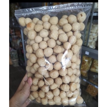 

Tahu Bulat Mini Kering / Keripik Tahu Pong Kering / 250gram