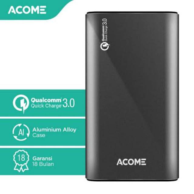 Powerbank ACOME AP102 10000mAh Quick charge 3.0