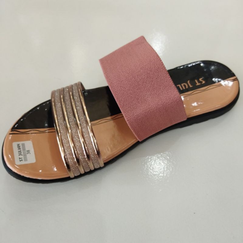 sandal selop wanita ban dua