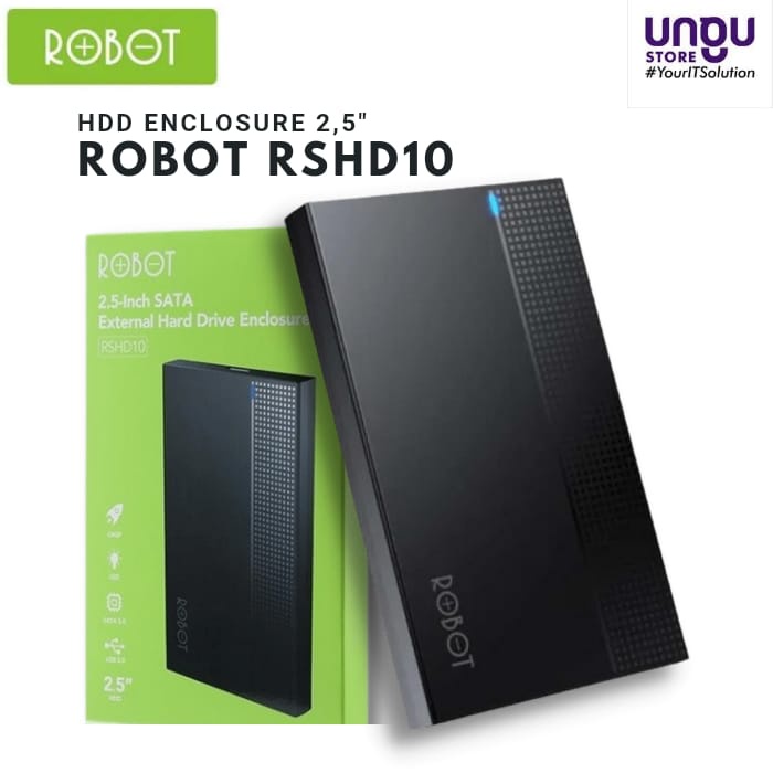 Enclosure Robot RSHD10 2.5" Sata External Hard Drive Enclosure USB 3.0