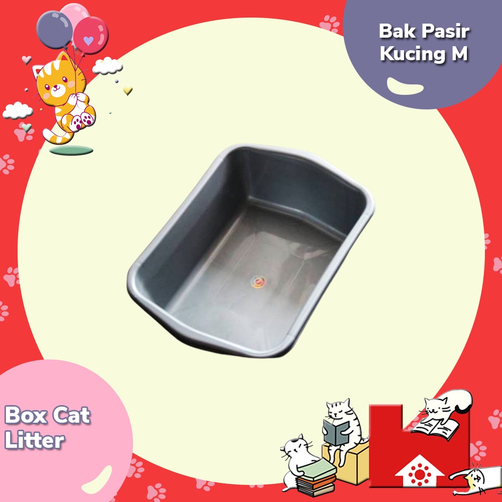 Bak Pasir Kucing Size M - Cat Litters Box 30X25