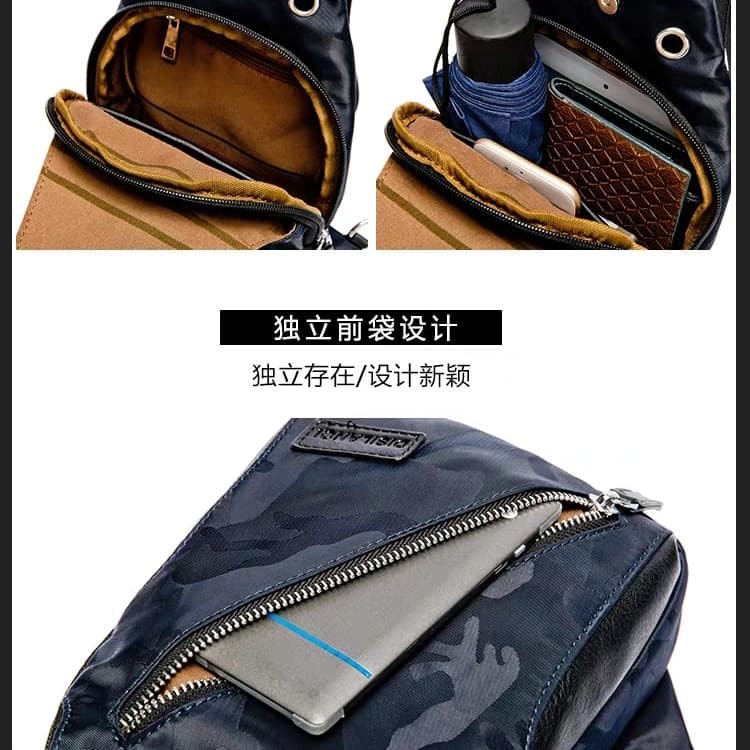 Tas Selempang Pria - Sling Bag Pria CAMMO BLUE