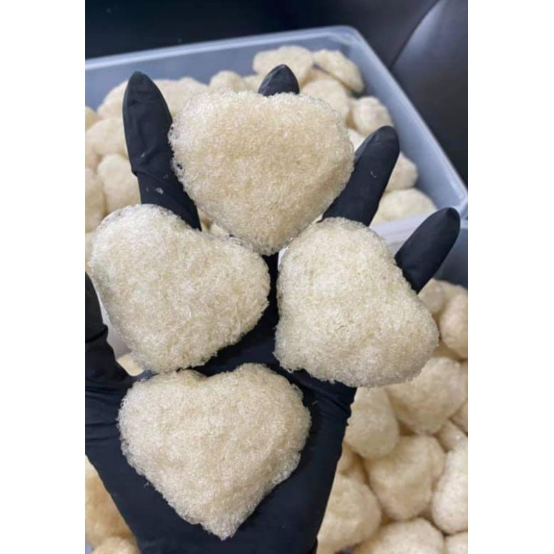 Sarang Burung Walet Alami Cetakan Love 5gr Tanpa bahan kimia Natural Yan wo