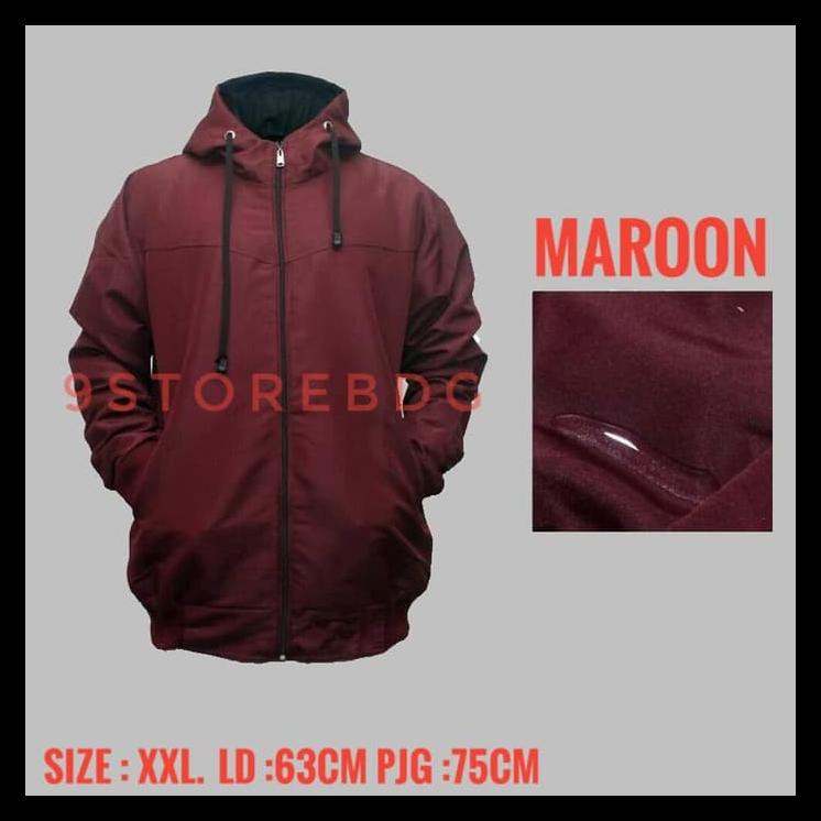 Ina Jaket anti air / waterproof jumbo / big size / ukuran besar pria PROMO SPECIAL Kode 566