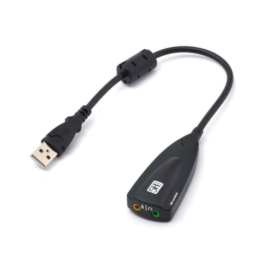 KABEL USB 2.0 Audio 7.1 Ch Sound Card Game 5HV2 BISA DI PC MAC ANDROID