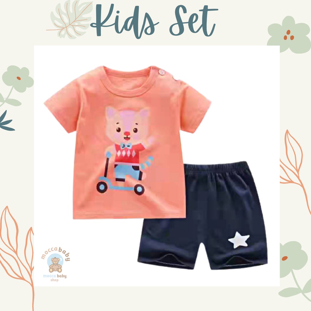 MBSS Baju bayi import stelan bayi karakter 0-2 tahun | setelan bayi | baju bayi laki laki / PENDEK H5 part1
