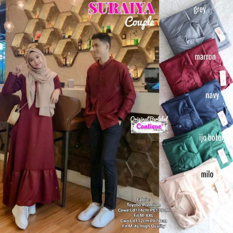 SURAIYA COUPLE / DRESS + KOKO / BY CANTIQUE / 030321