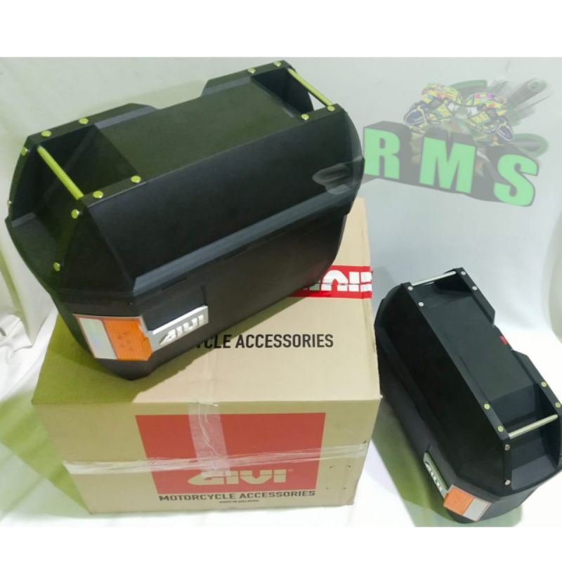 BOX GIVI BOX SAMPING GIVI SIDE BOX GIVI UNIVERSAL E23N GIVI ORIGINAL