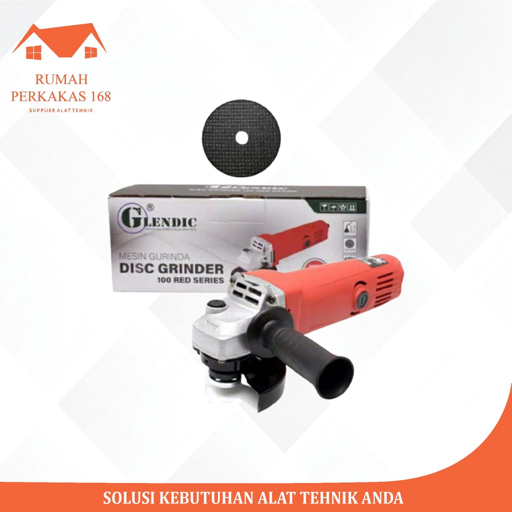 GLENDIC MESIN GURINDA GLENDIC 4" 100 RED SERIES