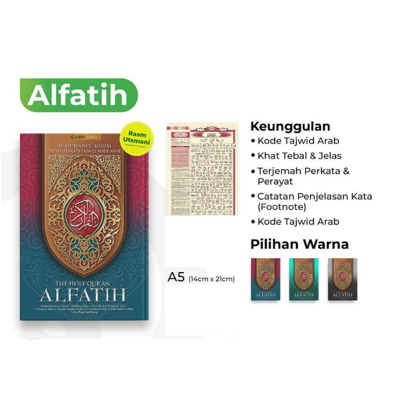 Mushaf Al-Quran Al-Fatih Tafsir Perkata Al-Fatih A5
