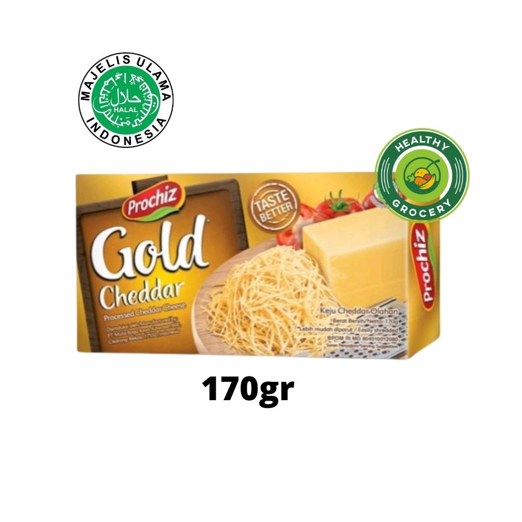 Prochiz Cheddar Gold / Keju Cheddar 160gr