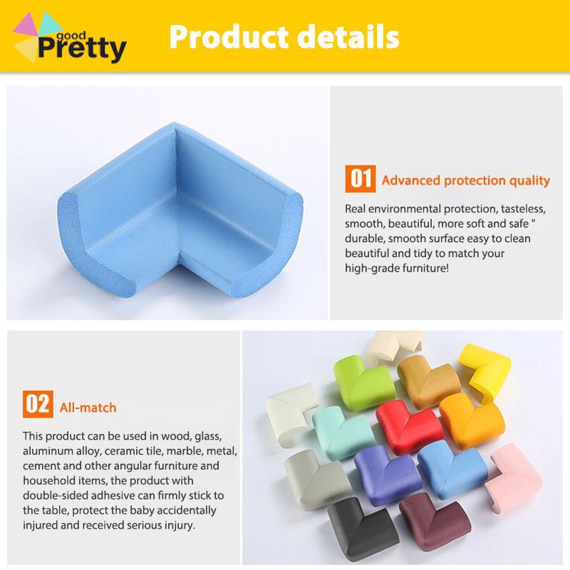 Meja Silicone Corner Protector Sticker Corner Guard Baby Safe Silicone Cushion Protector Table - PD