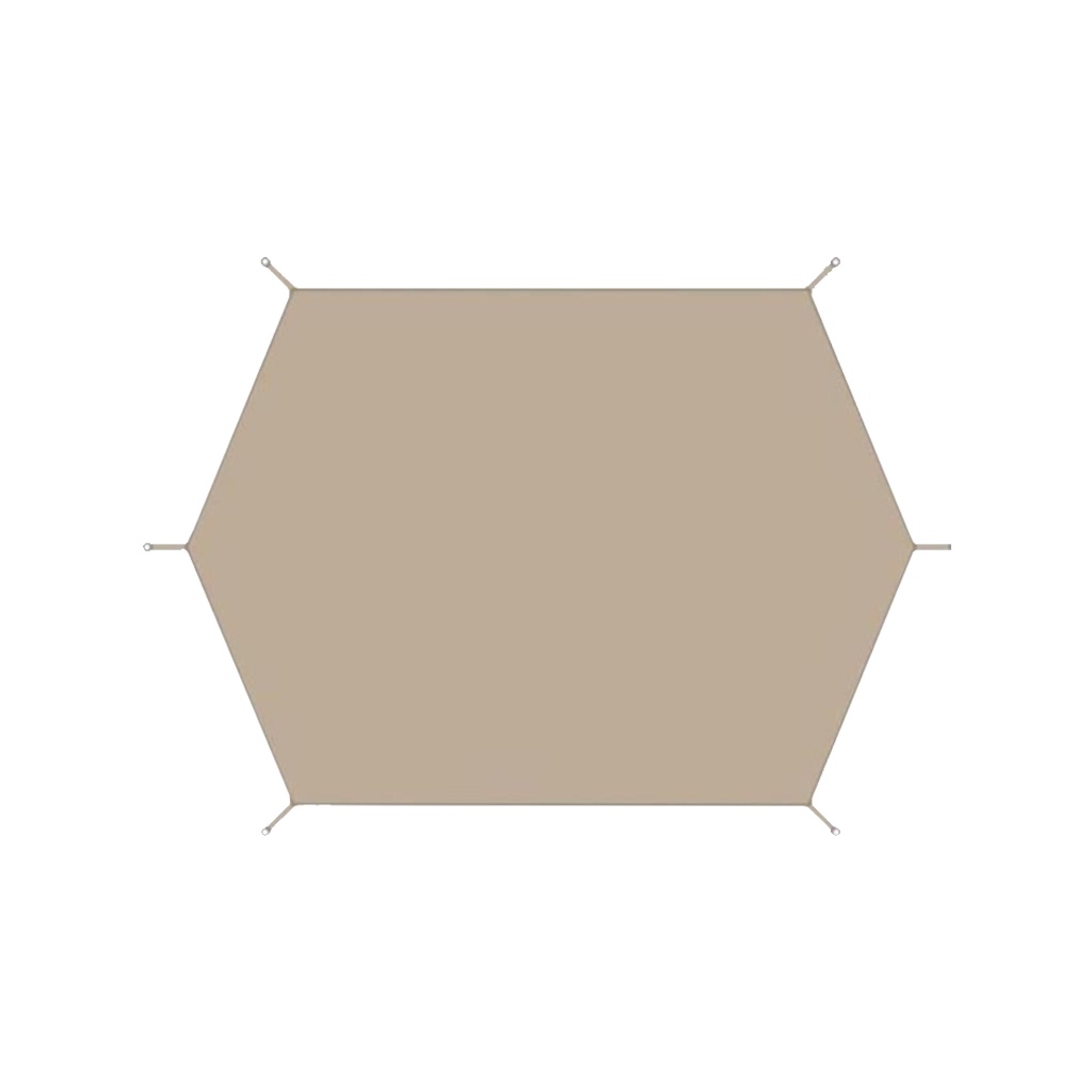 Alas Tenda Pyramid Naturehike NH20PJ045 Footprint Brighten Tent 6.4