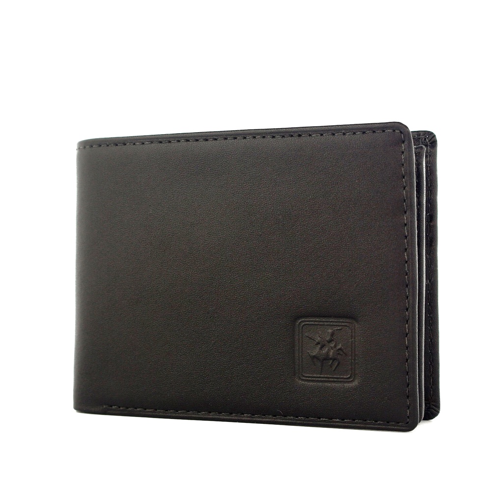 TOKOKOE - Dompet Pria model Tidur bahan Kulit Premium Dompet Lipat - David Jones 5237 Black