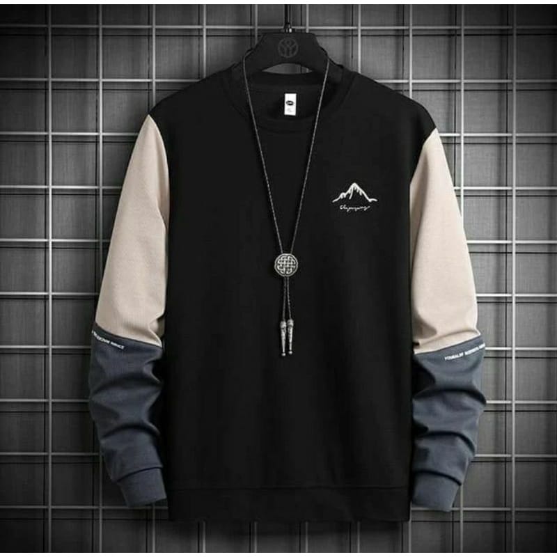 SWEATER PRIA TEBAL MOUNTAIN CREWNECK