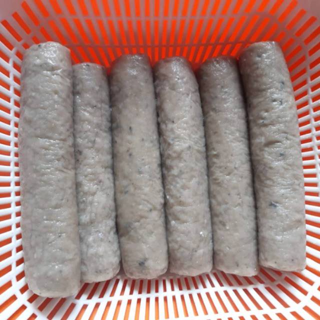 Pempek Lenjer Hitam Isi 5 pcs By Kemplang Tunu Dini Khas Palembang