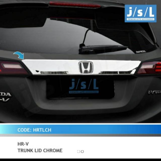 List bagasi belakang Honda HRV chrome/trunk lid chrome jsl