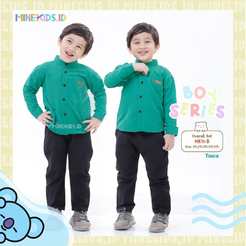 Afsheenastore Kemeja Set Anak Laki Laki By Minekids / Ready Size 1