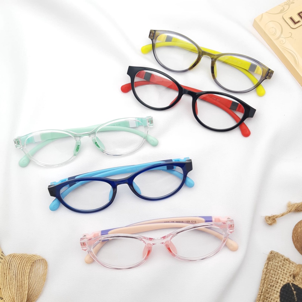 [Bisa COD] [Kacamata Anak TRD 05] 44-14-125 Kacamata Anti Radiasi Komputer / HP / Kacamata Minus / K