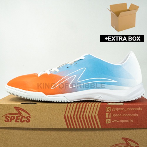 Sepatu Futsal Specs Hypersonic IN White 402003 Original BNIB