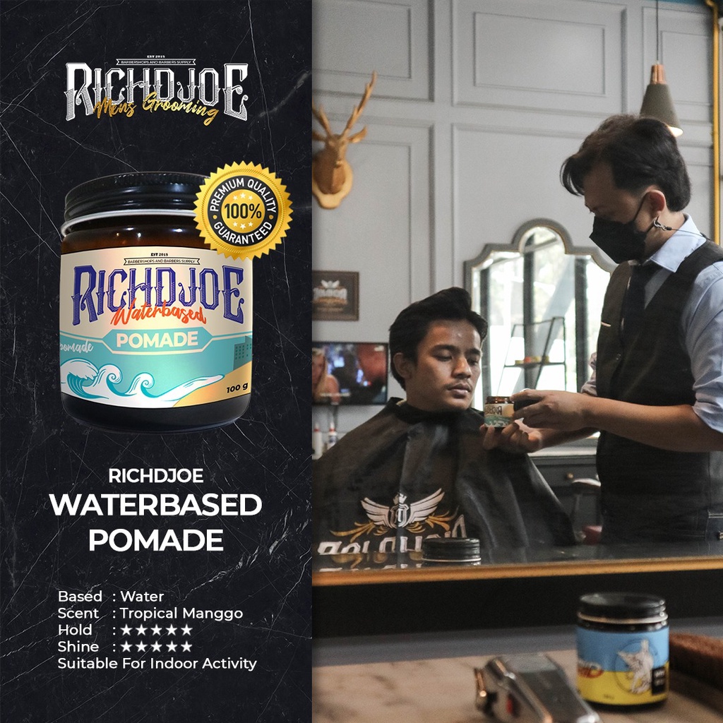 

[SPECIAL PRICE] WATERBASED STRONGHOLD RICHDJOE 100gr WANGI SEGAR