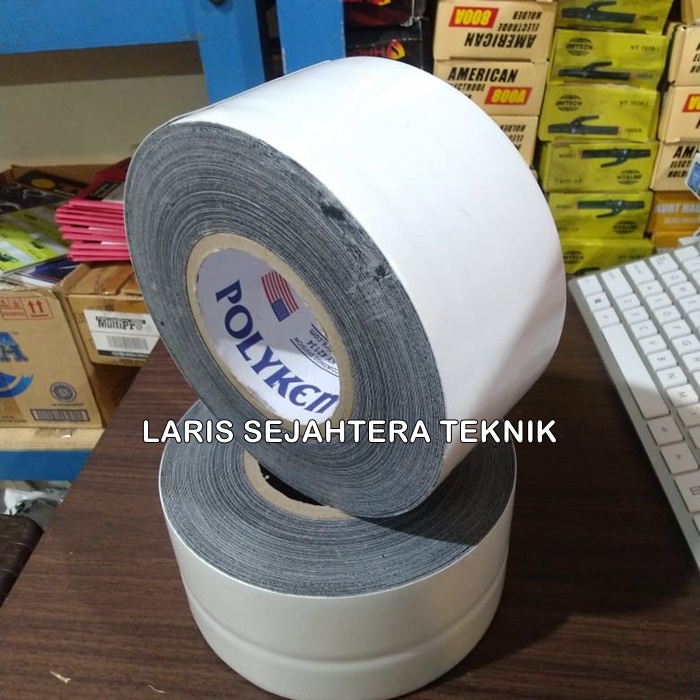 

Polyken Wrapping Tape Pipa Bawah Tanah 4 in x 100 ft Putih Polyken