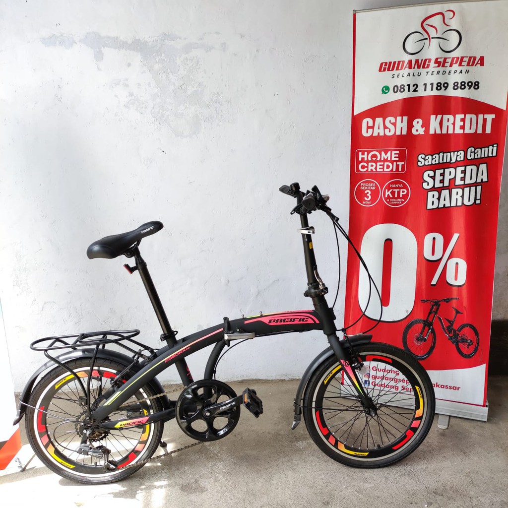 Sepeda Lipat Pacific 2980 RX 2.0 Folding Bike 20 Inch